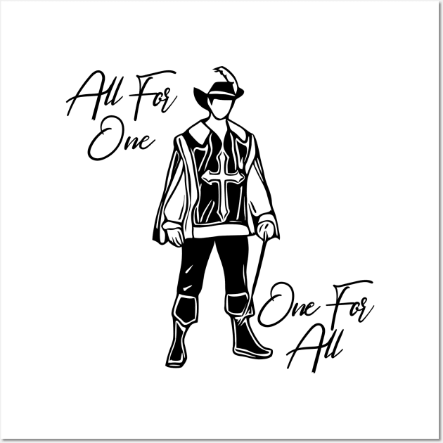 All For One; One For All Wall Art by KayBee Gift Shop